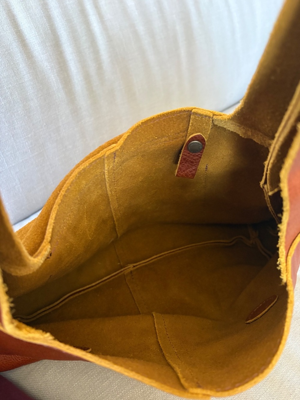 Portland Leather Rowan Shoulder Bag in Sienna - Picture 6 of 8